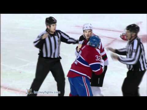 David Clarkson vs Travis Moen Oct 21, 2010
