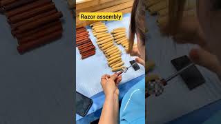 Razor factory #razor #kinghood #beauty #makeup #amazonfulfillmentcenter #razorcut