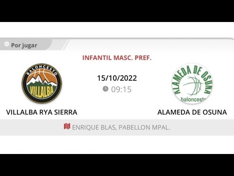 Infantil masc 09 C VILLALBA RYA SIERRA - ALAMEDA DE OSUNA