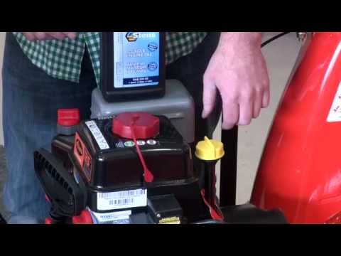 How to change the oil on a new Ariens snow blower