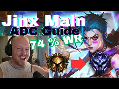 Jinx Main ADC Ranked Gameplay - 74% WR - Plat Solo Climb to Diamond [League of Legends] [Patch 25.6]