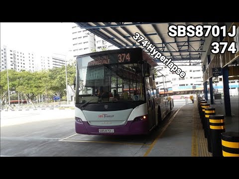 [SBS8701J | K230UB Euro V] SBS Transit Feeder 374 Hyperlapse