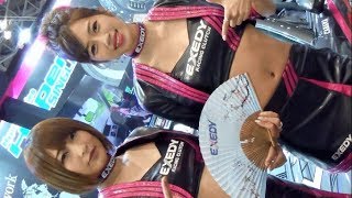 東京オートサロン2018 Vol.16  藤宮あかり(@fujimiyaakari)さん 央川かこ(@kako_6717)さん EXEDY RACING GIRLSレースクイーン EXEDYブース