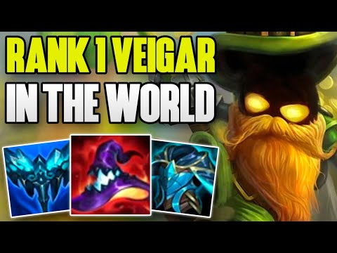 RANK 1 VEIGAR 1V9 IN CHALLENGER! | CHALLENGER VEIGAR MID GAMEPLAY | Patch 12.3 S12