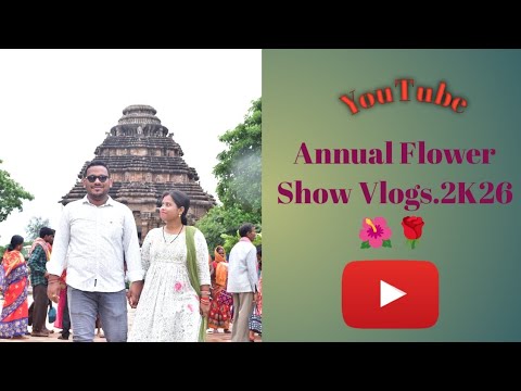 Annual Flower show 2K26 Bhubaneswar#minivlog #sagar& sasmita Vlogs....