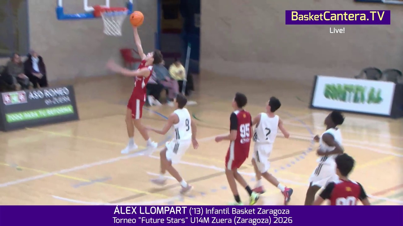 ÁLEX LLOMPART (2013) Infantil Basket Zaragoza.- Torneo 