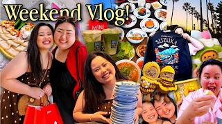 VLOG: roadtrippin' around w/ bestie, girl's shopping day, being foodies, opening blind boxes, DITL 💕