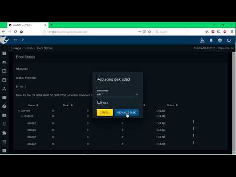FreeNAS 11.2 growing/expanding/adding more storage space by replacing array disks with larger ones