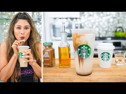 Low Carb Iced Brown Sugar Oat Milk Shaken Espresso - Starbucks' Most Popular Drink!