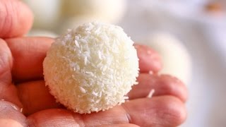 3-Ingredient Raffaello Coconut Balls Recipe  Happy