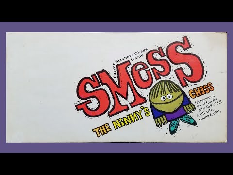 Board Game Archaeology #13 Smess:The Ninny's Chess by Parker Brothers 1970
