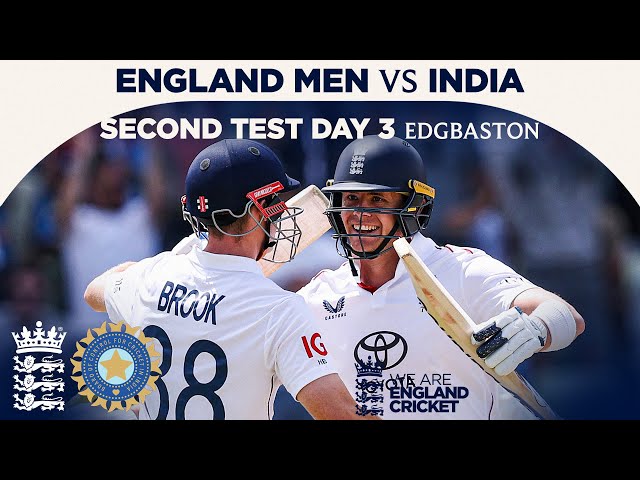 Smith & Brook Hit 150’s But India Take Charge | Highlights – England v India Day 3 | Rothesay Test