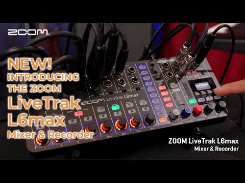 Zoom LiveTrak L6max Introduction Video