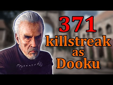 Getting a World Record Killstreak as Count Dooku on Naboo | Supremacy | Star Wars Battlefront 2