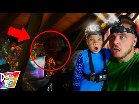 Exploring Our Spooky Attic! (WHAT’S INSIDE??) Video