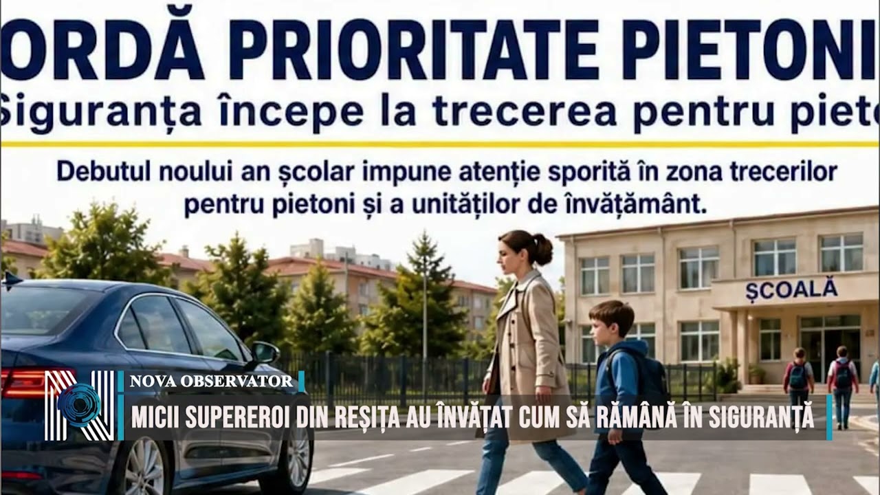 Micii supereroi din Reșița au învățat cum să rămână în siguranță