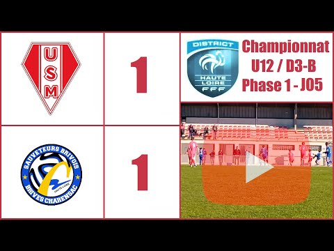 USM U12 - US Monistrol Vs Sauveteurs Brivois