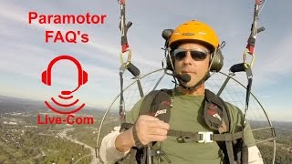 Powered Paragliding - FAQ's about Paramotoring