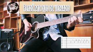 Perdí mi ojo de Venado - Guitar cover (Con Tab y acordes)