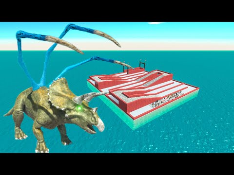 Escape From Alien Triceratops - Last Survivor - Animal Revolt Battle Simulator
