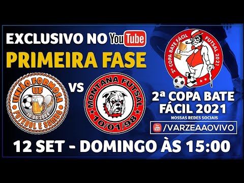 União Formosa FS x Montana FS - 2ª Copa Bate Fácil 2021