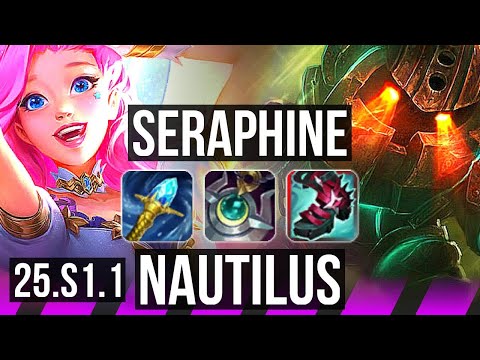 SERAPHINE & Lucian vs NAUTILUS & Jinx (SUP) | NA Grandmaster | 25.S1.1