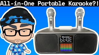 Vangoa VK-318 Karaoke Machine | Small All-in-One, Huge Sound for Family Entertainment