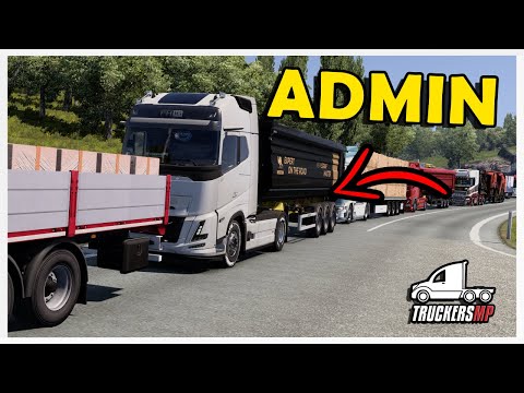 POV - DRIVING as a PLAYER, BUT it's an ADMIN | TruckersMP