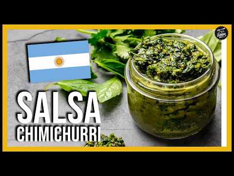 Salsa chimichurri Argentina 🌿 Receta fácil y tradicional