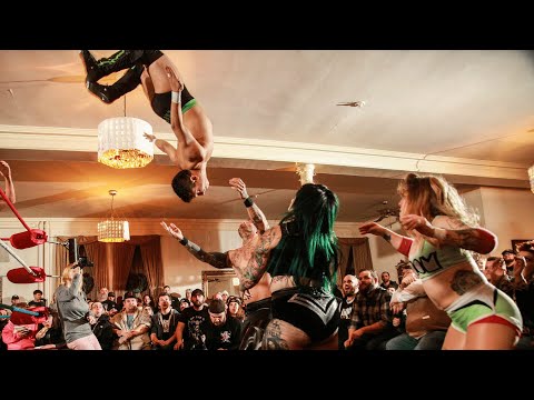 Eli Everfly & Delilah Doom vs. Kevin Blackwood & Harlow O'Hara - Limitless Wrestling (Intergender)