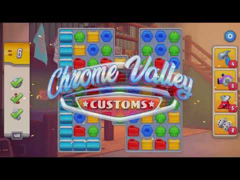 Chrome Valley Customs Level 406 - NO BOOSTERS GAMEPLAY + FULL STORY 🚘🔧 | SKILLGAMING ✔️