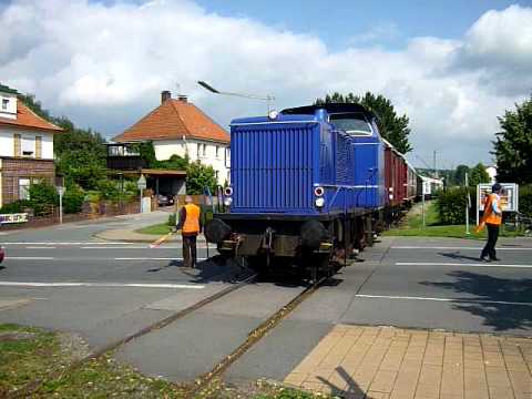 Mit der V 65 der LEL durchs Begatal