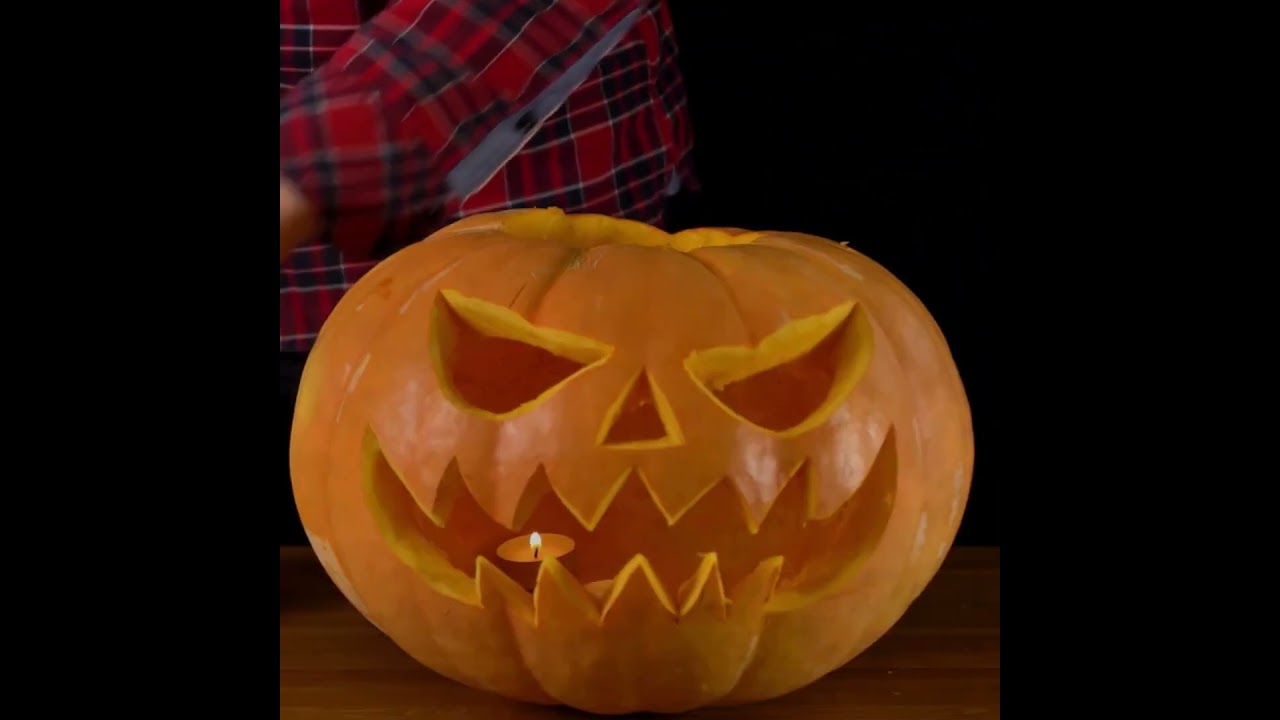 Printable Pumpkin Carving Stencils & Tutorial Guide - Instant Download