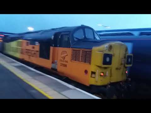 CLASS 37099 COLAS RAIL FREIGHT TEST TRAIN LEAVING RAMSGATE 05/06/19