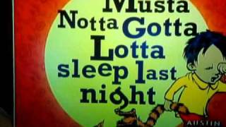 Joe Ely inspired Musta Notta Gotta Lotta Sleep Last Night book