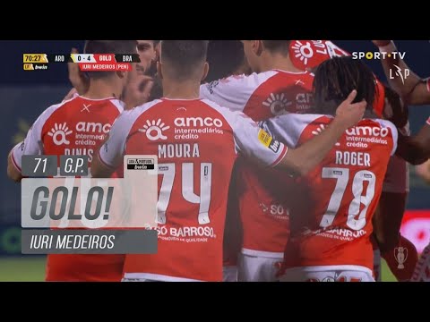 Goal | Golo Iuri Medeiros: FC Arouca 0-(4) SC Braga (Liga 21/22 #16)