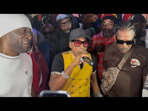 Pinchers, Cutty Ranks & Junior Cat Mash Up Cocoa Tea Candle Light In A Rub A Dub Style, Live Perform