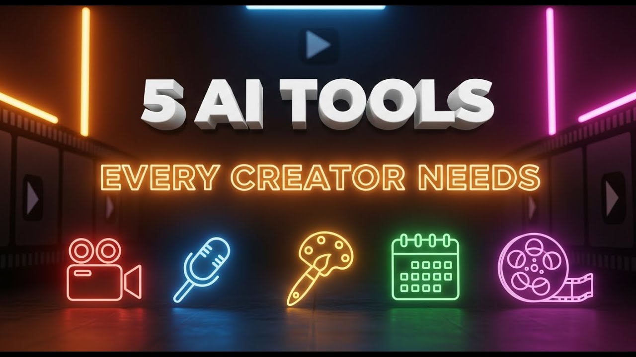 5 AI Tools Every Content Creator Needs in 2026 (Game Changers)