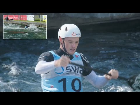 Mewen Debliquy, FRA, Men’s Canoe Heats / 2025 ICF Canoe Slalom World Cup Augsburg