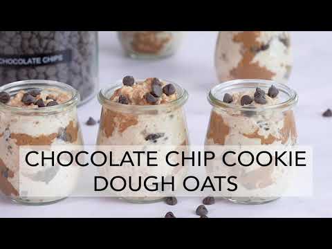 Chocolate Chip Cookie Dough Overnight Oatmeal Recipe