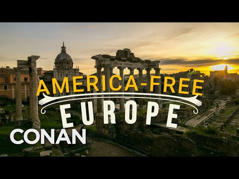 Take A Trip To America-Free Europe | CONAN on TBS