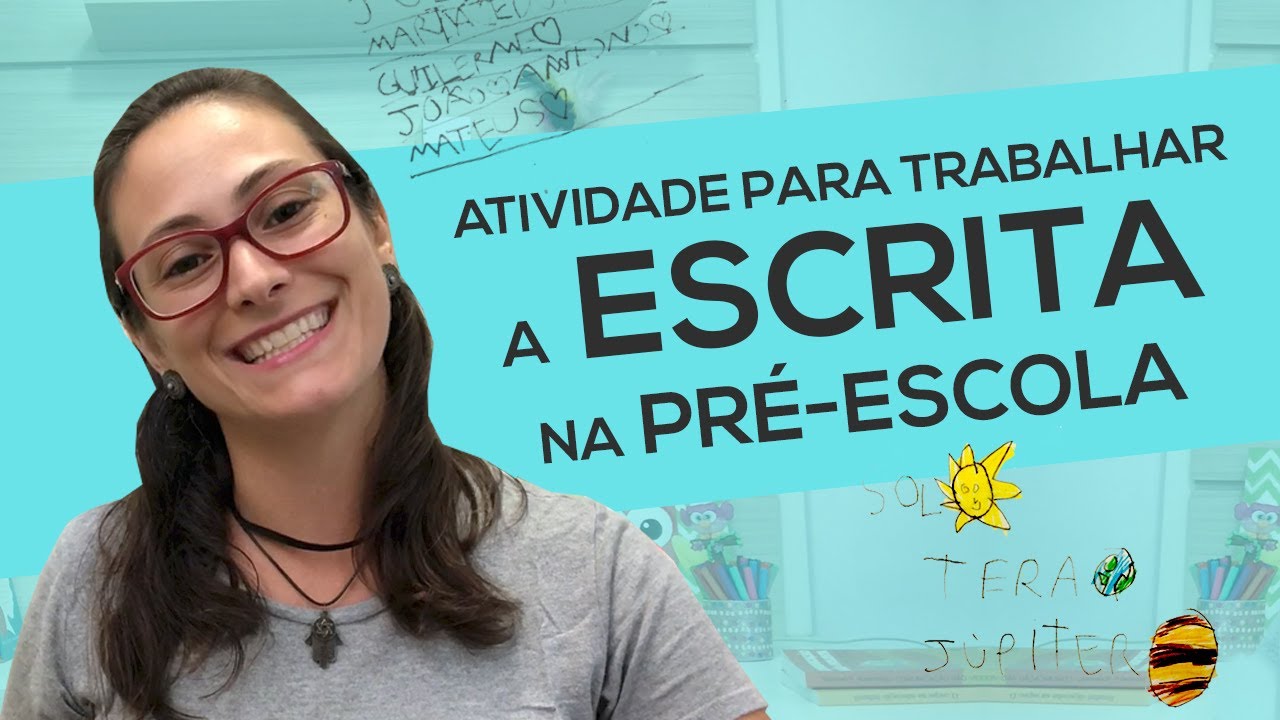 ATIVIDADE PARA TRABALHAR A ESCRITA NA PRÉ-ESCOLA (DE ACORDO COM A BNCC)