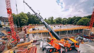 construction site time lapse | bank building