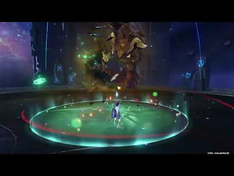 Wanderer c4, r1 Showcase against Golden Wolflord No Geo ft. c6 Premium Unit Faruzan