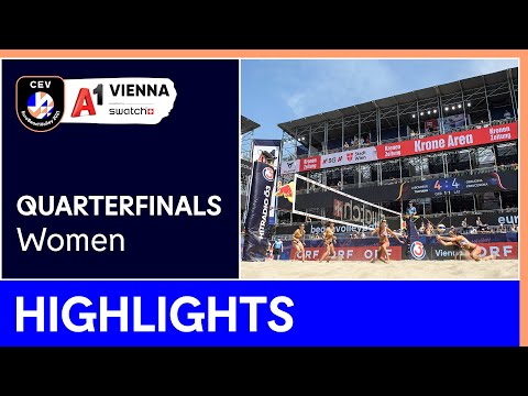 Laboureur/Tillmann (GER) vs. Kravcenoka/Graudina (LAT) Highlights - #EuroBeachVolley