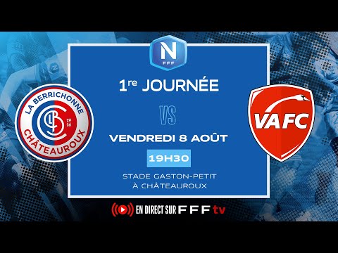 J1 I LB Châteauroux vs Valenciennes FC en replay (0-0) I National FFF 2025-2026