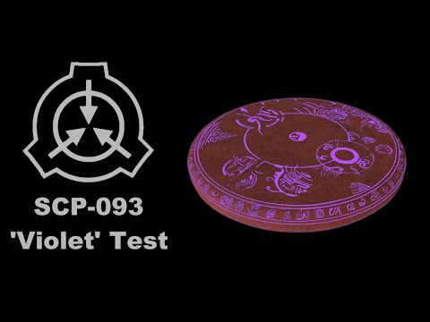 SCP-093: 'Violet' Test