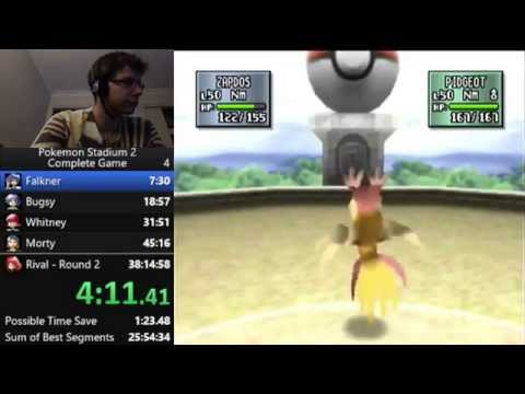 Pokemon Stadium 2 Complete Game Speedrun in 24:31:01 (1/3)