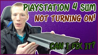 This PlayStation 4 Slim Won't Let Me Turn It On... Can I Fix That?