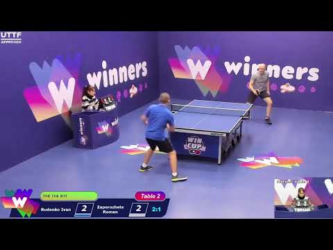 WINners CUP table 2  30.11 Rudenko Ivan - Zaporozhets Roman 12:30